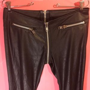 Vintage Lip Service drive-thru zipper leggings